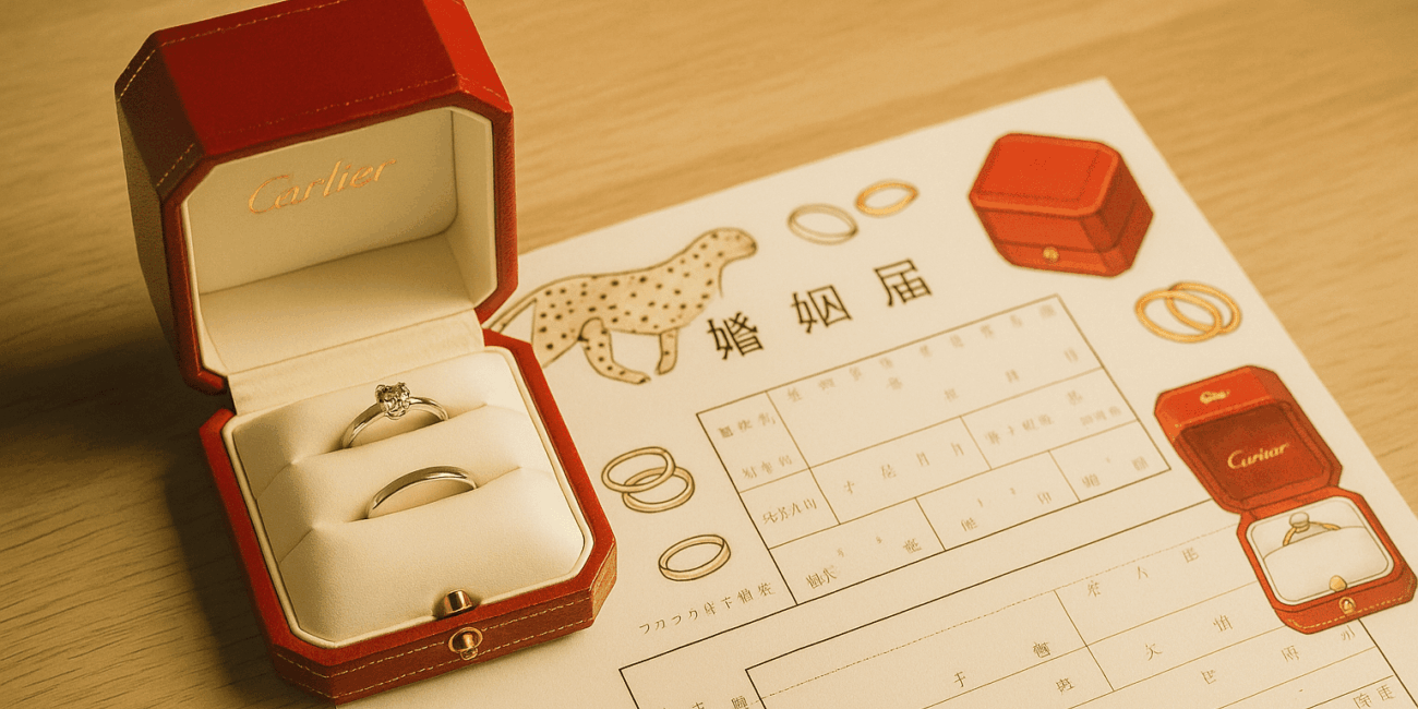 カルティエの婚姻届のもらい方と提出時の注意点